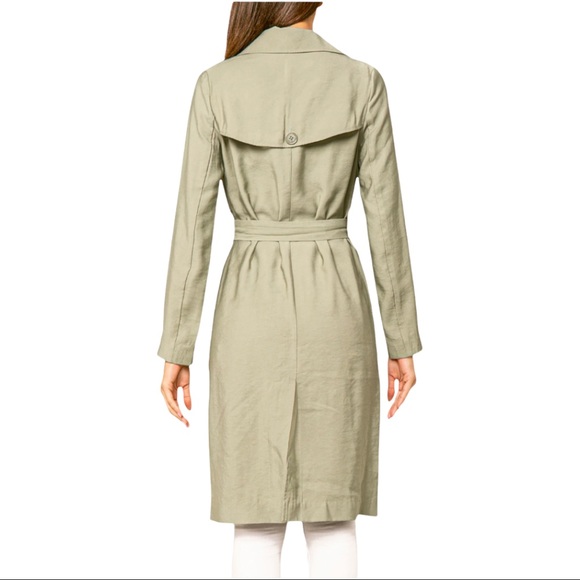 Love Token Nikko Trench Coat Spring Summer Transitional Jacket pistachio Green … - Picture 3 of 8